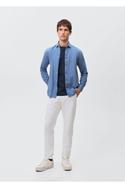 Mango Teen Chino Trousers Without Patterns