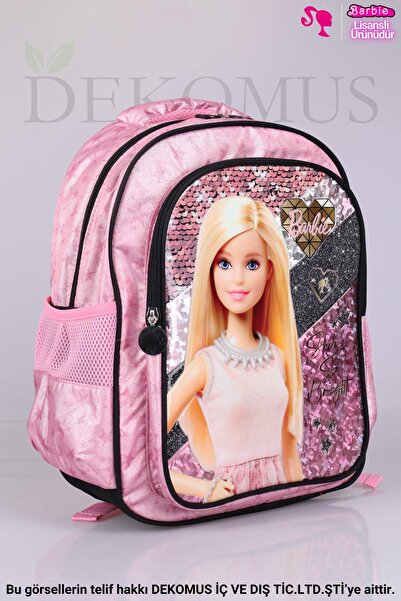 Barbie DEKOMUS İLE LİSANSLI BARBIE GİZEMLİ PARILTILAR KOLEKSİYONU OKUL ÇANTASI
