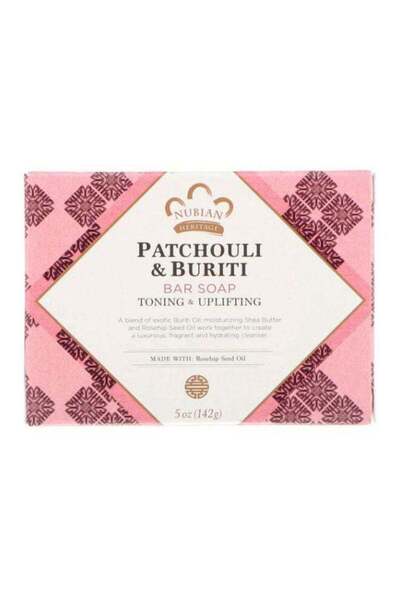 Nubian Heritage صابون الباتشولي والبوريتي 142 جرام