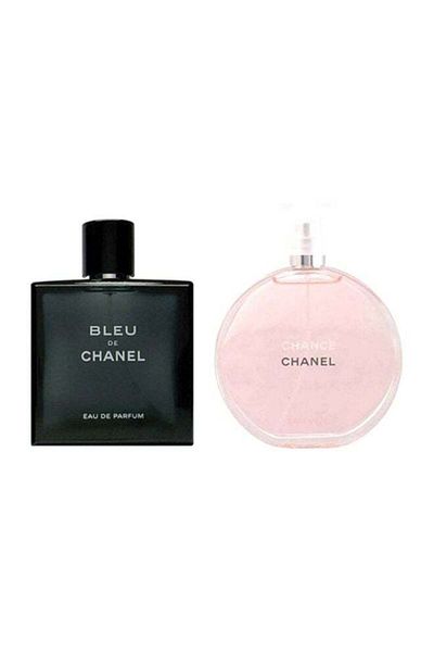 Chanel Chanel Gift Set Bleu De EDT 100 Ml ,Chance Eau Vive EDT 100ml