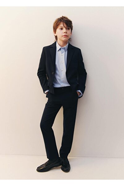 MANGO Kids Pamuklu chino pantolon