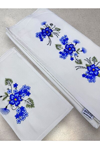 TUTUYA TEXTIL Вишитий 3-вимірний рушник з аналом і дівчиною, марка MİNEL, для весільного приданого, щоденного використання, подарунковий