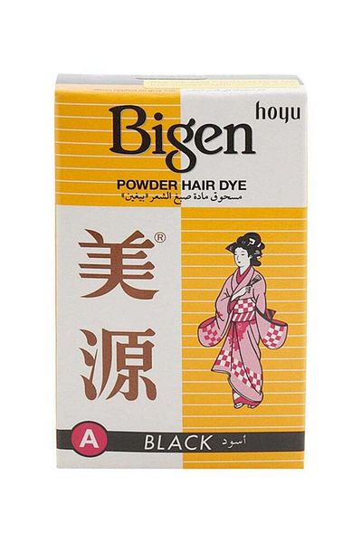 BİGEN Bigen Powder Hair Dye - A Black Black A 6grams
