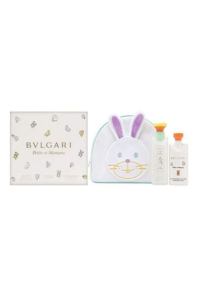 Bvlgari Petits Et Mamans Eau De Toilette Toiletry Pouch Set 100+75ml