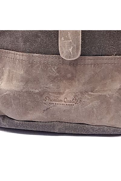 Old Cotton Γνήσιο δερμάτινο κάλυμμα σάκου μοντέλο κερωμένο καμβά Vintage Mountaineer αδιάβροχο Premium σακίδιο πλάτης 7154