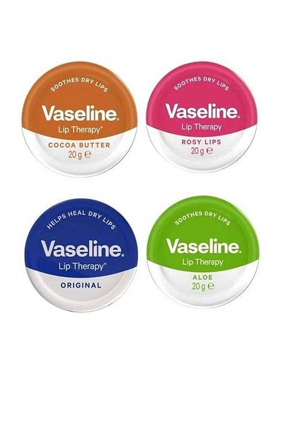 Vaseline Vaseline  Lip  Balm, 4  Pieces * 20 grams