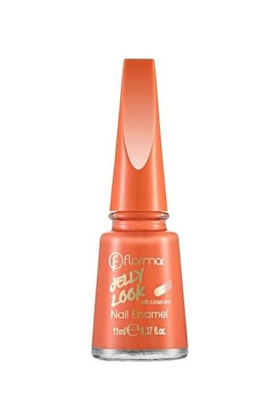Flormar Jelly Look Nail Enamel Coral Red