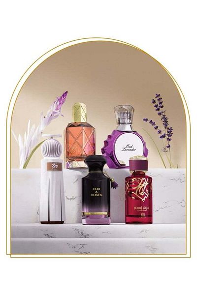 Ahmed Al Maghribi Ahmed Al-Maghrabi perfume set consists of five pieces