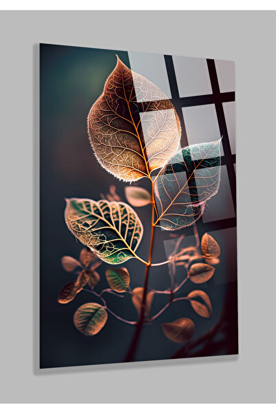 TAULART JESENJE ŽUTO ZELENO LIŠĆE VIZUALNI DEKOR ZA DOM, KANCELARIJU, POKLON