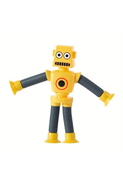 Generic Esnek Robot Oyuncak - Bükülebilir, Vakumlu Kollar ve Bacaklar ile Eğl...