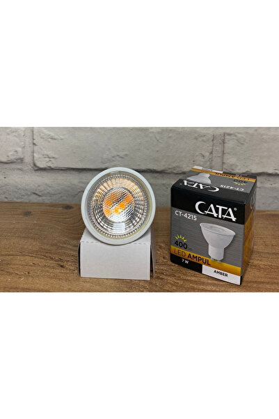 Cata 7W AMBER Işık GU10 Duy Spot Çanak Led Ampül CT-4215