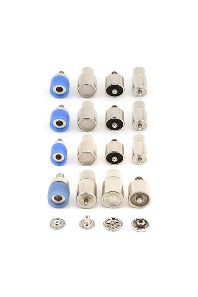 deri hobi Snap Fastener Mold Set Vt2, 54, 61, Alpha Set of 4