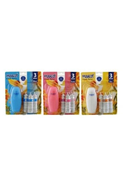 Discover Mascot Air Fresh Spray 3 Yedekli 3'lü Set