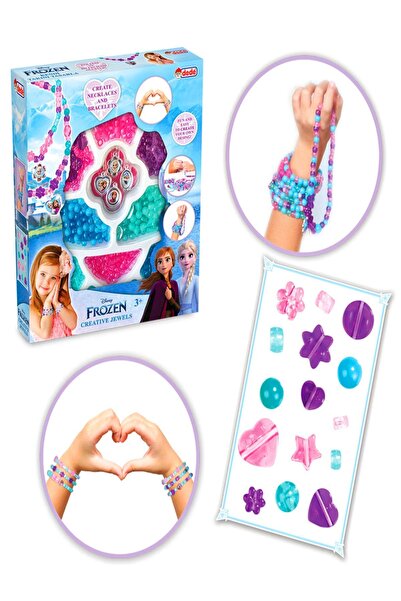 a v d a مجموعة مجوهرات مطرزة بالخرز من Frozen Elsa، مجموعة تصميم مجوهرات بتصم...