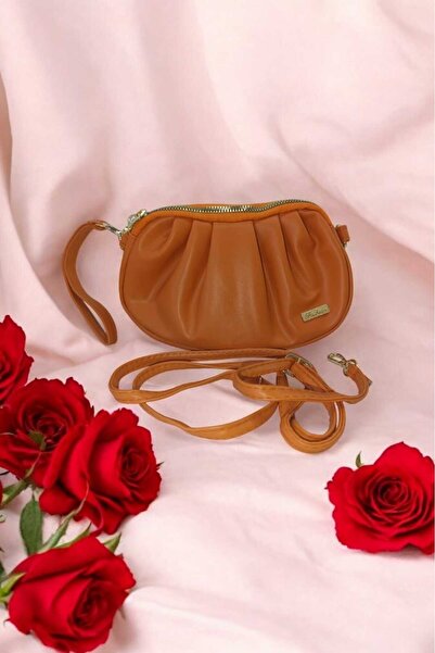 Arafım Butik turuncu  çarpaz mini omuz çantası