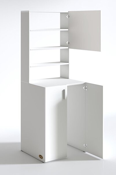 Kenzlife Çamaşır Makinesi Dolabı Kasparov Byz 180*066*55-20 Banyo Kapaklı Arkalıksız