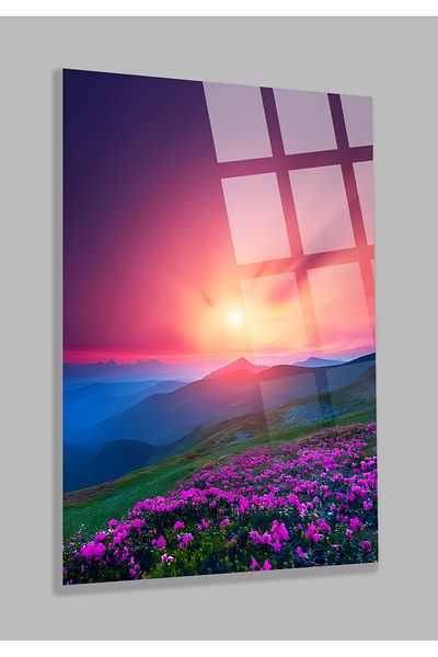 TAULART ULTRA HIGH DEFINITION BLUE FLOWER MOUNTAIN ΟΘΟΝΗ ΣΠΙΤΙ, ΓΡΑΦΕΙΟ, ΔΩΡΟ