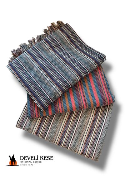 Develi Bamboo-Cotton Bath Beach Peshtemal 1 Piece Anatolia (Cream) Develikese