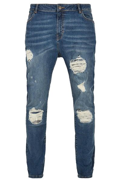 Urban Classics Herren Heavy Destroyed Slim Fit Jeans