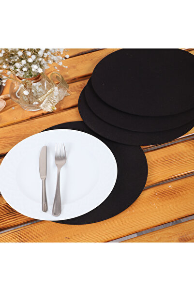 NDC HOME Keten Amerikan Servis ve Supla ve Supla Kılıfı. (6'lı Takım)