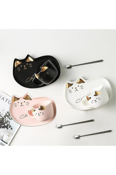 keyfim shop Kedi Tasarım Kupa Bardak