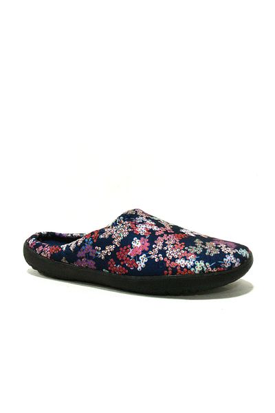 GEZER Navy Blue Pink Claret Red Carpet Top Anatomical Comfort Slippers