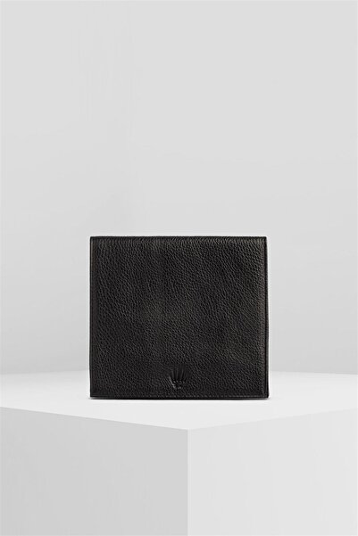 WATCHOFROYAL Deri Tütün Kesesi Siyah