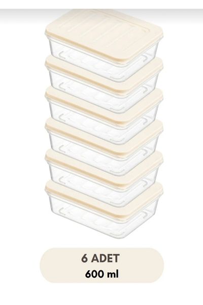 VİZYON Horizontal Diffuse Refrigerator Organizer Ice Box Storage Container Microwave Container