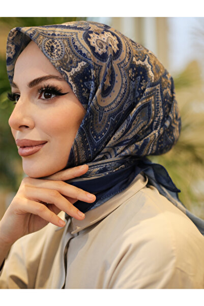 efdal şal eşarp Βαμβακερό κασκόλ εισαγόμενο με σχέδιο Luna