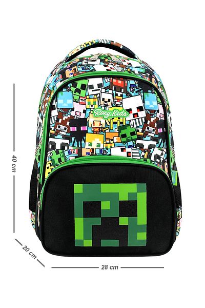 Roxy Mine Creeper Set of 3 Primary School Bag, Thermal Lunchbox and Pencil Case Set