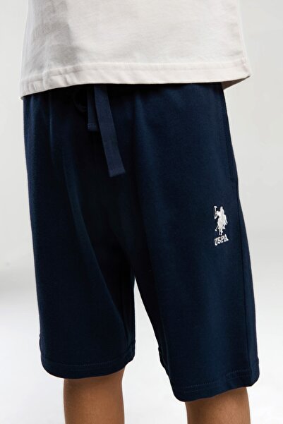 U.S. Polo Assn. Boys' Shorts Suit, Minimal Polo Logo Design