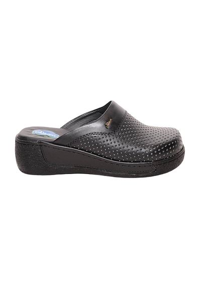 Dr.Comfort Dr. Comfort 600 Orthopedic Genuine Leather Women's Sabo Black