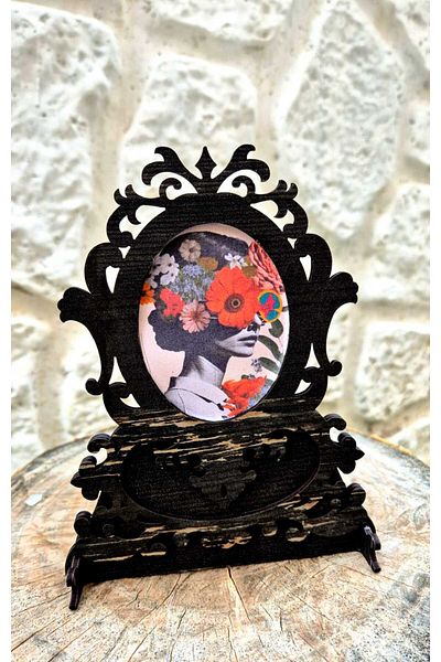 AllFayLazer 3 Pieces Mother's Day Gift Avant-Garde Tabletop Photo Frame Painting Event