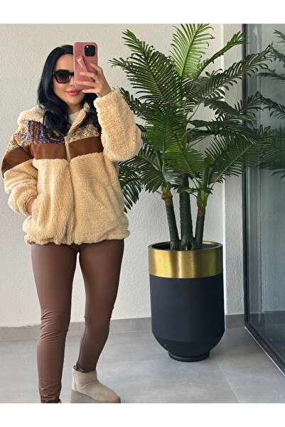 BASKA GİYİM Peluş Teddy Polar Mont