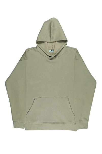 By Caspita Fashion Lenithra Osnovni Oversize kroj Bež unisex dukserica
