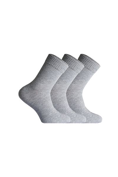 LOVE RAİN FASHİON Comfort Series 3-Piece Unisex Bamboo Organic Diabetic Daily Socks