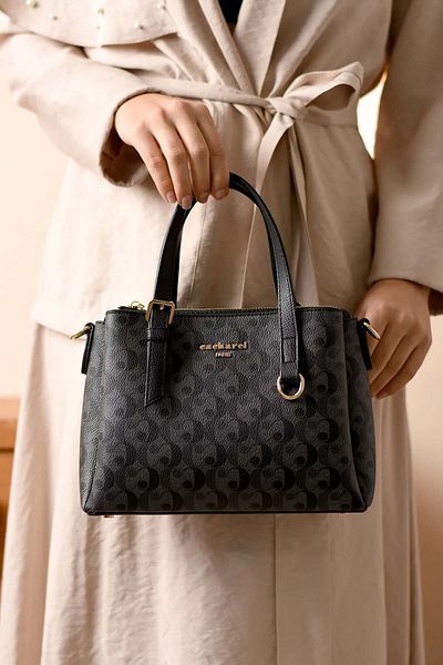 Cacharel Paris Women's 3 Compartment Long Cross Strap Shoulder & Hand Bag