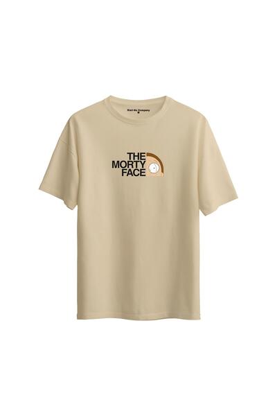 Risil-Nu Company Morty Printed Unisex Oversize Cotton T-Shirt - Soft and Comf...