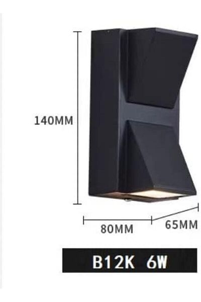 A F N LIGHTING AFN LIGHTINGS Up & Down LED Wall Light, Waterproof Aluminum Modern Lamp, 5W 3000K Warm White