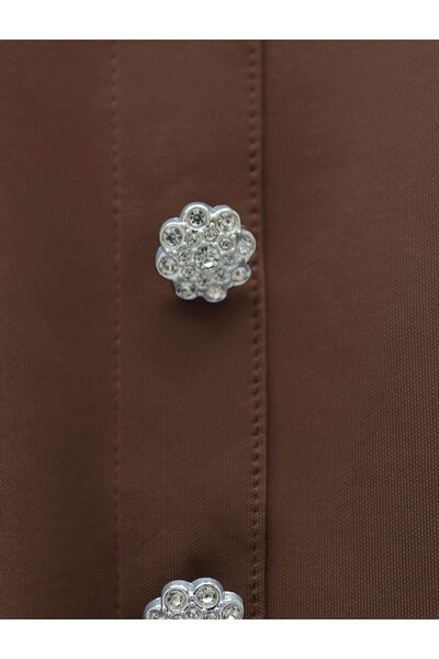 HİJABAYA Σετ Skuba με λεπτομέρεια με κουμπιά με τεμαχισμένη πέτρα