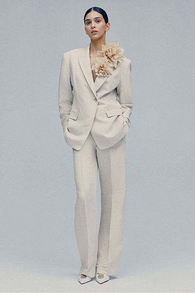 H&M Linen-blend trousers