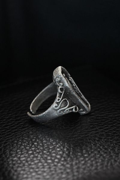 Clariss Adjustable Coffin Model Men's Ring