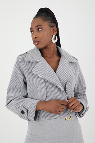 Viskosa Короткий пальто з поясом