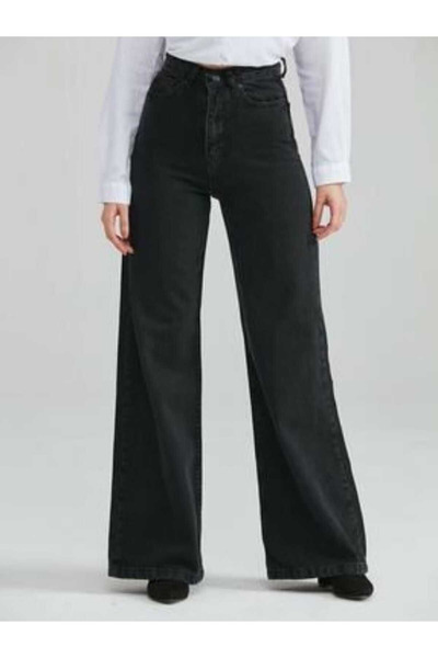 mooishan Lya Hsn Kot My Liza Extra High Acaip Non-Fading Black Casual New Jean