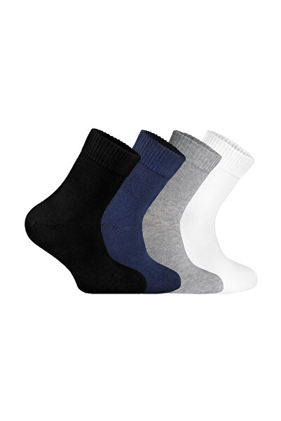 LOVE RAİN FASHİON مجموعة مريحة مكونة من 4 جوارب يومية لمرضى السكري من الخيزرا...