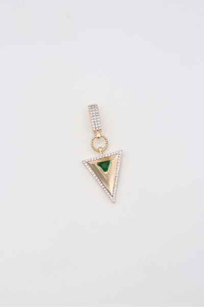 TAKİŞKO ÜÇGEN KOLYE UCU