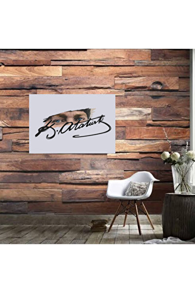 DURUSOY Ξύλινη ρετρό αφίσα από MDF, Αστεία ατάκες, Γραφές τοίχου, Τοπίο, Ιστο...