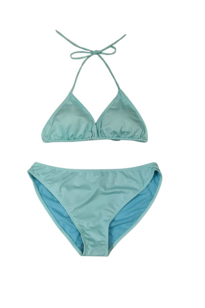 Butik Glowzia Turquoise Women's Bikini Set Triangle Mold