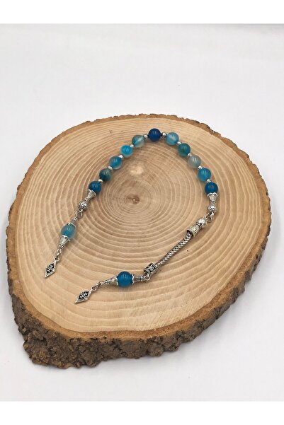 Mariposa Line مسبحة صلاة من الحجر الطبيعي والعقيق وزازا