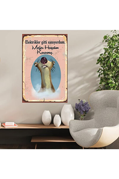 DURUSOY Ahşap Retro Mdf Poster , Komik Sözler , Duvar Yazıları , Manzara ,  Tarih , Edebiyat - Tbl0807